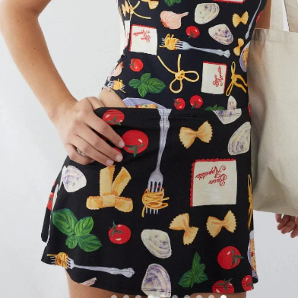 Darcy Skort LISA SAYS GAH Buon Appetito Black 3xl only - Picture 2 of 5